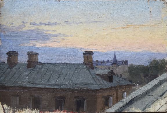 Этюд “Крыши”