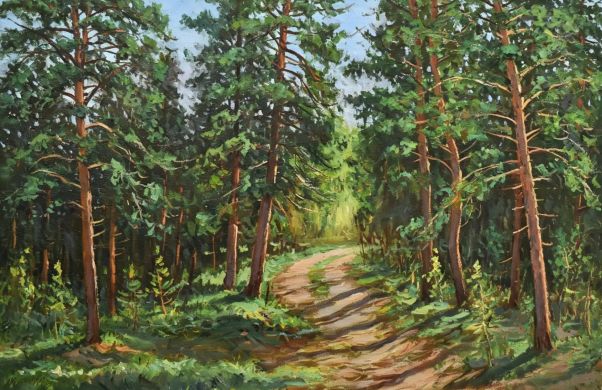 Дорога в сосновом лесу (Иван Короленко)