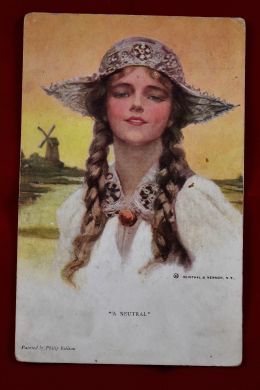 Почтовые открытки (5 шт., литографическая печать, Reinthal & Newman N.Y., 1910-е гг.)