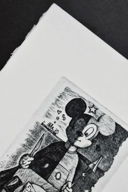 Экслибрис "Biblioteca Bodio Lomnago" (ex libris, Александр Улыбин)
