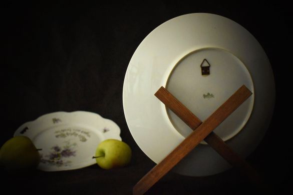 Тарелка настенная (фарфор, печать, разделка золотом, Розенталь, вторая полов. XX в.)
