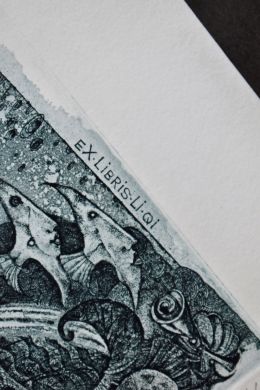 Экслибрис "Mermaid" (ex libris, Александр Улыбин)