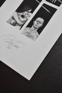 Экслибрис "Тревога" (ex libris, Геннадий Вяль)