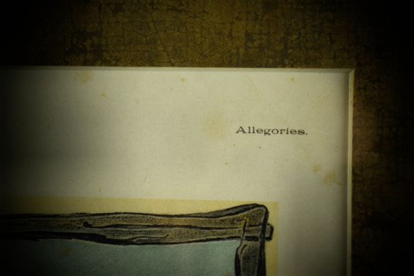 Карлос Грете. Аллегория "Шторм". Литография. Мартин Герлах. Вена. 1900 г.