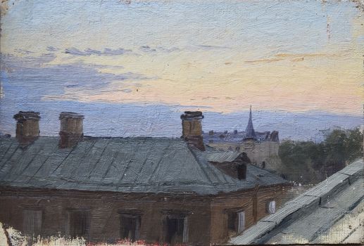 Этюд “Крыши”