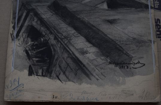 Рисунок "Взрыв у укрепления"