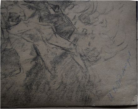 Этюд "Зимний бой"