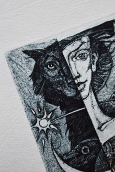 Экслибрис "Mowgli" (ex libris, Александр Улыбин)