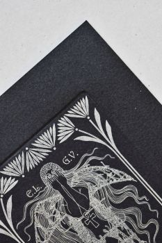 Экслибрис "Потерянный ангел" (ex libris, Геннадий Вяль)