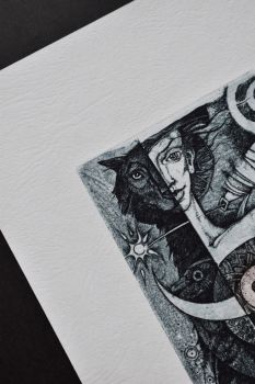 Экслибрис "Mowgli" (ex libris, Александр Улыбин)