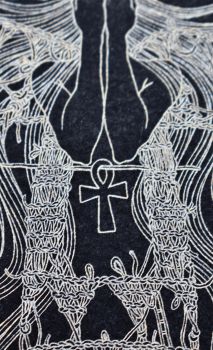Экслибрис "Потерянный ангел" (ex libris, Геннадий Вяль)