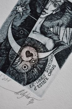 Экслибрис "Mowgli" (ex libris, Александр Улыбин)