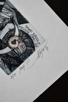 Экслибрис "Mowgli" (ex libris, Александр Улыбин)