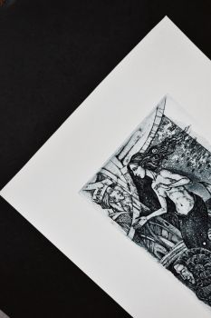 Экслибрис "Mermaid" (ex libris, Александр Улыбин)