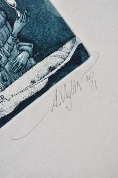 Экслибрис "Snail" (ex libris, Александр Улыбин)