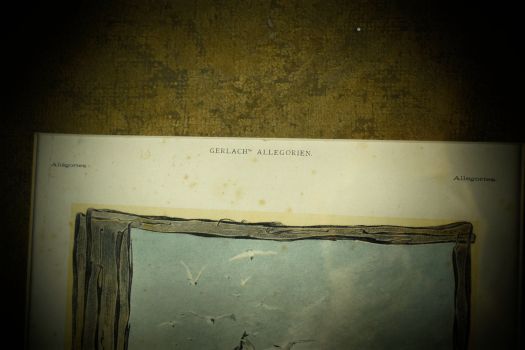 Карлос Грете. Аллегория "Шторм". Литография. Мартин Герлах. Вена. 1900 г.